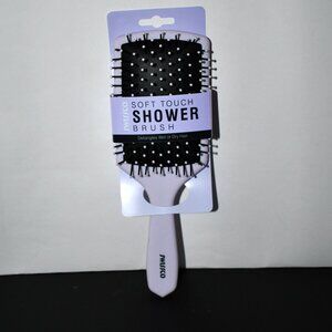 Swissco Soft Touch Paddle Shower Hair Brush - Light Purple, NWT